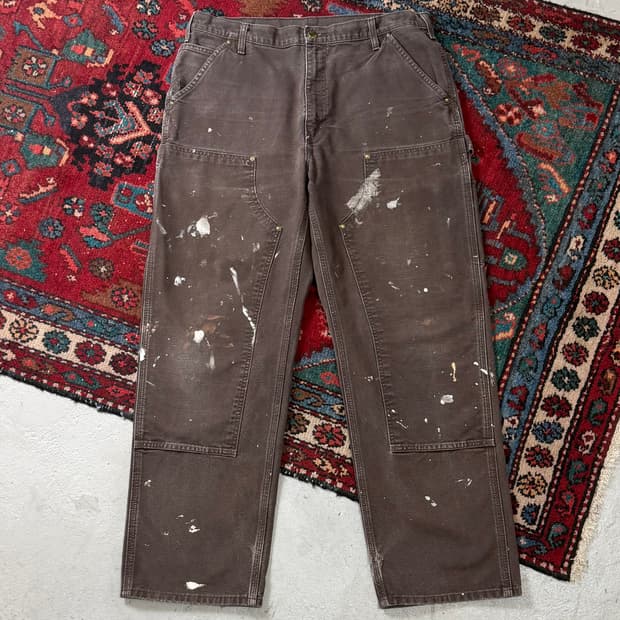 OG 칼하트 더블니 다크브라운 칼하트 B136 DKB 썩블니