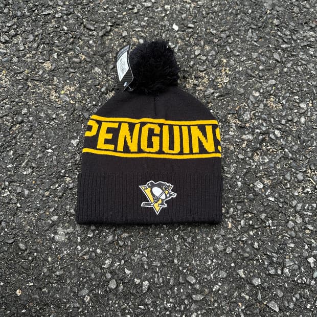 vintage NHL pittsburgh penguins beanie