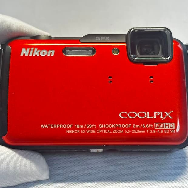 니콘 쿨픽스aw110(aw100) 오렌지 디카