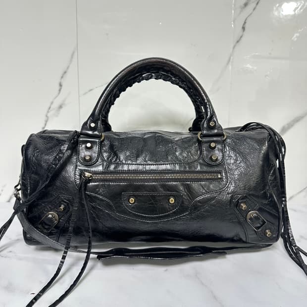 [A 정품] 발렌시아가 시티 모터백 트위기