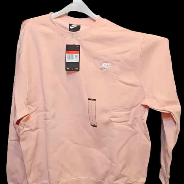 나이키 핑크 맨투맨 (새상품)사이즈L