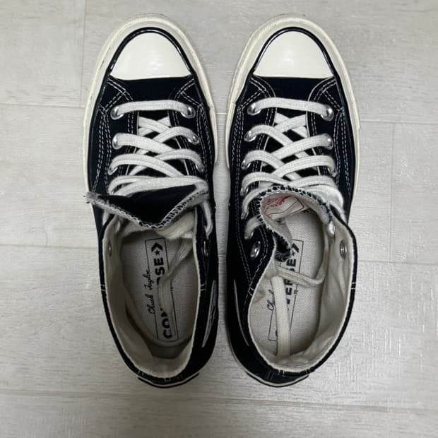 컨버스 척테일러 블랙 하이 225