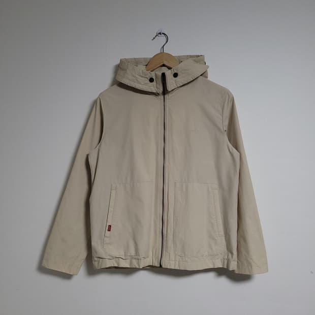 (90) LEVI'S 리바이스 레드택 베이지 후드 집업 자켓