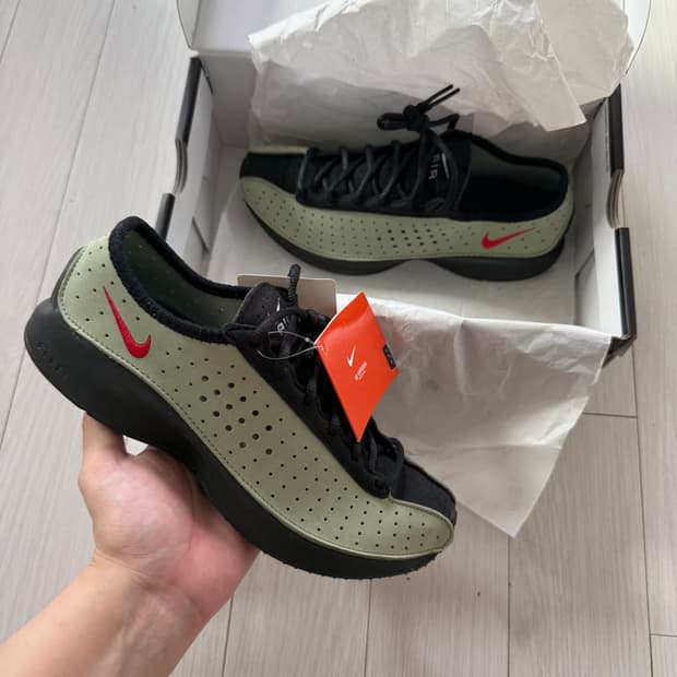 플리마켓🔥 나이키 에어 슈퍼플라이 오일 그린 블랙