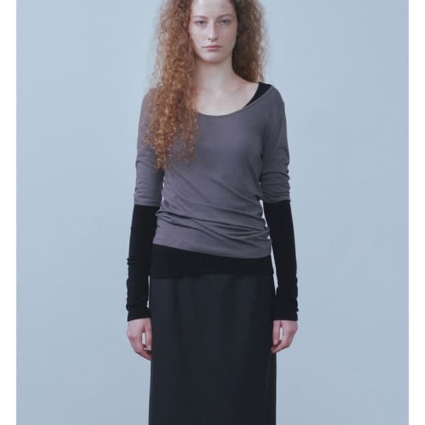 REPOS) TENDER THREE-QUARTER SLEEVE 티셔츠