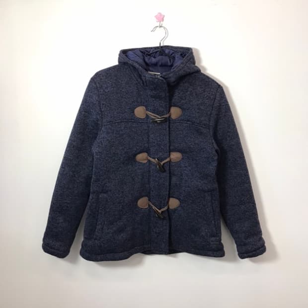 Billabong Navy Duffle Hooded Jacket