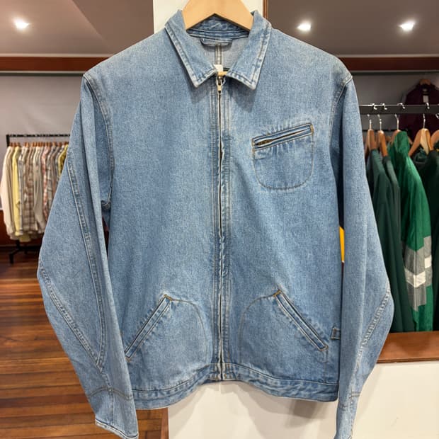 폴로 컨트리 하프벨트 데님 자켓