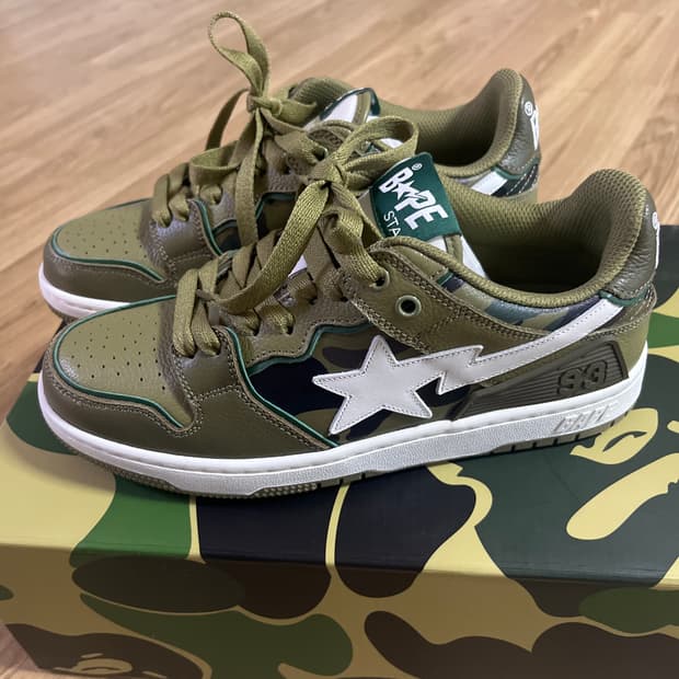 Bape sk8 sta 카모색 250