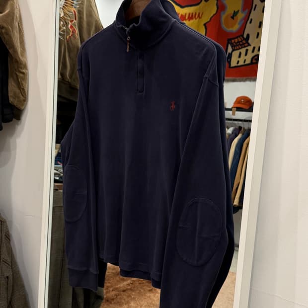 Polo ralph lauren 폴로 랄프로렌 하프넥 쿼터 집업 니트