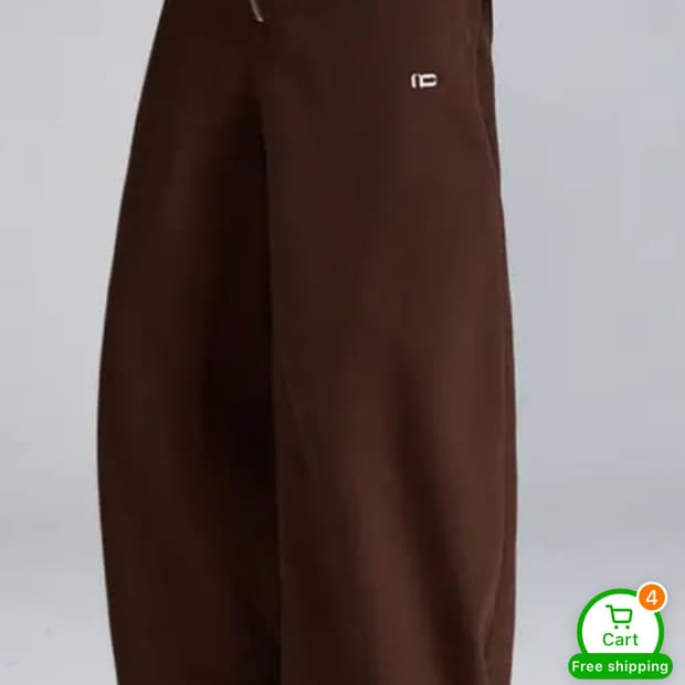 투팬츠 브라운 컬러