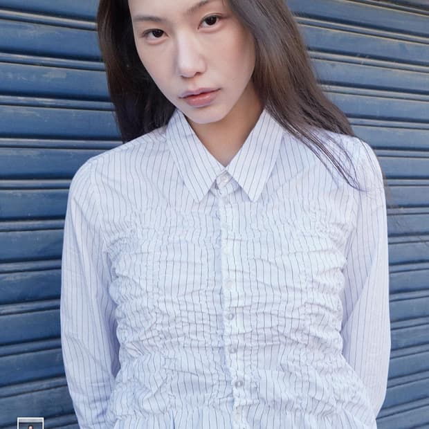 팔로마울st Zara 셔링 셔츠