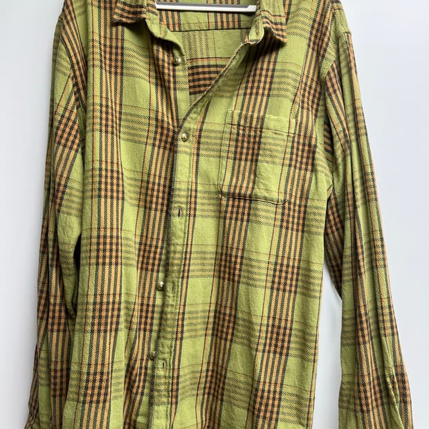 스투시 Stussy 체크 셔츠 XL