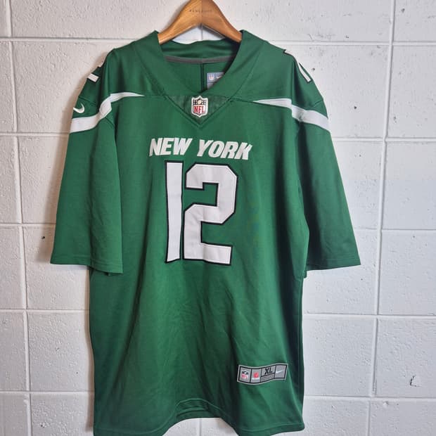 나이키 ) 하키 NFL 뉴욕 제츠 XL 유니폼 그린