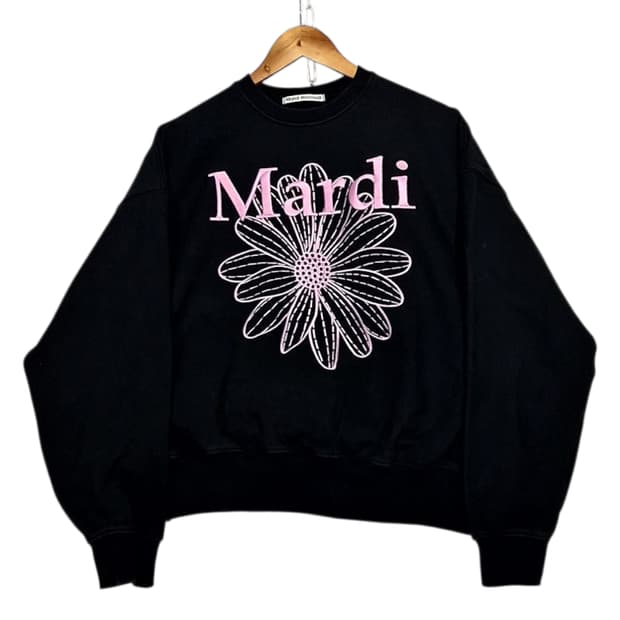 Mardi Mercredi 마르디 메크르디 플라워 맨투맨