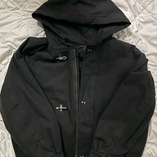 자라 버클 파이어맨 후드 자켓 s