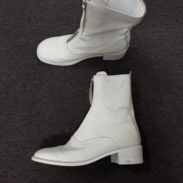 마뗑킴 프론트 지퍼 워커/부츠