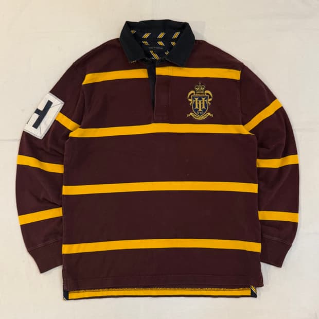 타미힐피거 치프키프 스트라이프 럭비티 롱슬리브