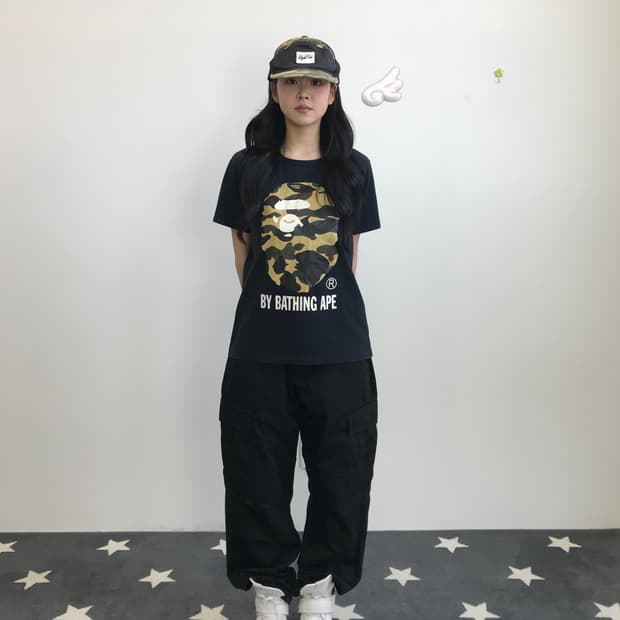 A Bathing Ape Ape Head Camo Tee