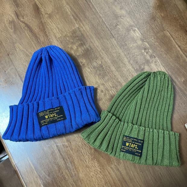 더블탭스 쿨맥스 비니 블루(카키품절)