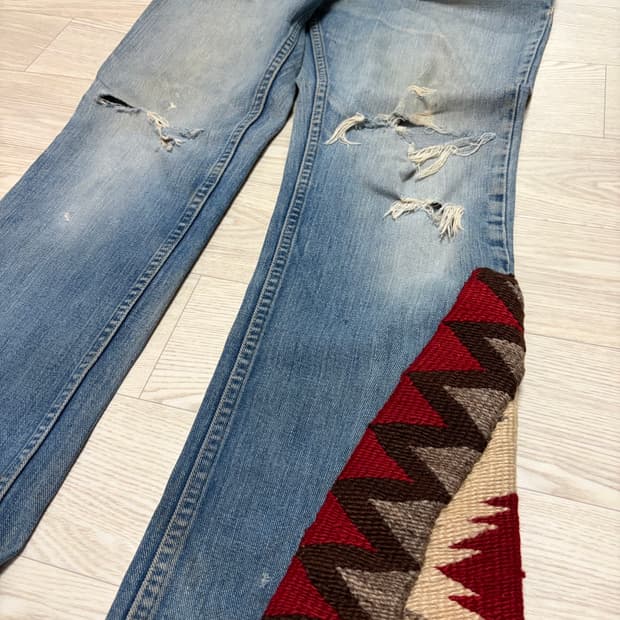 Vintage Lee hippy 커스텀