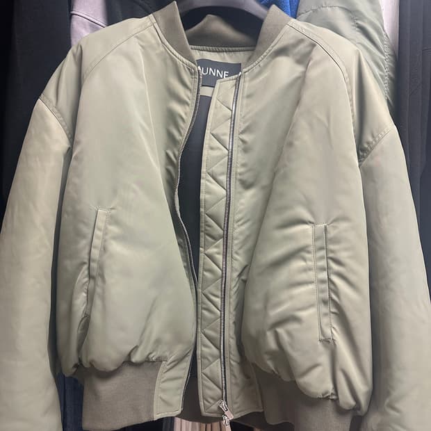 [M]준느 j48 나일론 카키 봄버