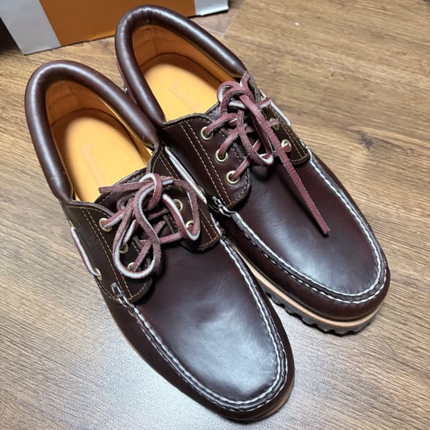 팀버랜드 3아이 보트슈즈 브라운