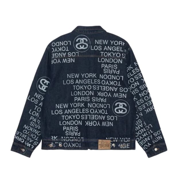 스투시 집워크자켓 데님