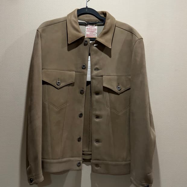 M) 나이스네스 nicenss maclean 스웨이드 자켓