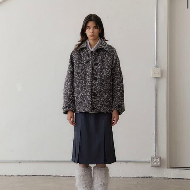 에핑글러 HALF REGLAN COAT(팝콘색상)