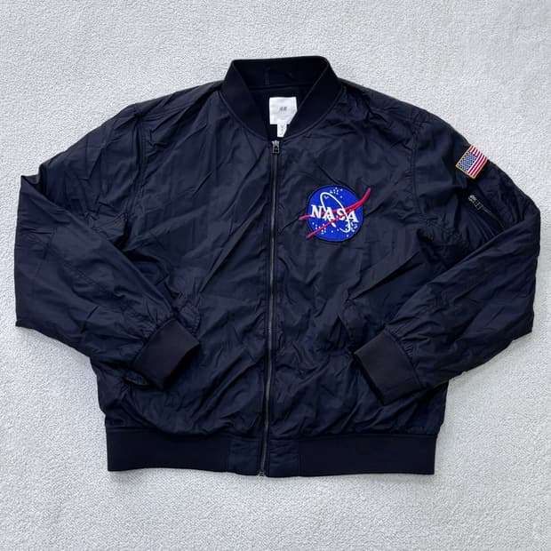 XL H&M 나일론 보머 재킷 0312E