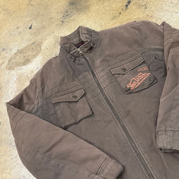 본더치 초코 빈티지 브라운 자켓 100