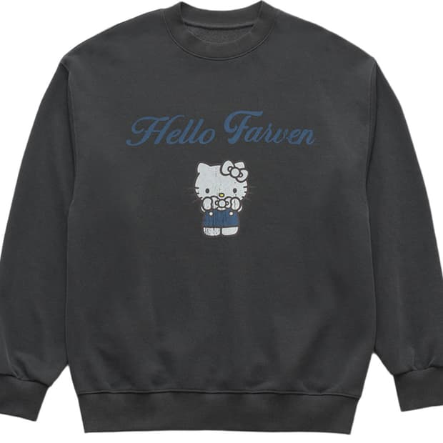 파르벵 x 헬로 키티 그래픽 스웻셔츠 그레이