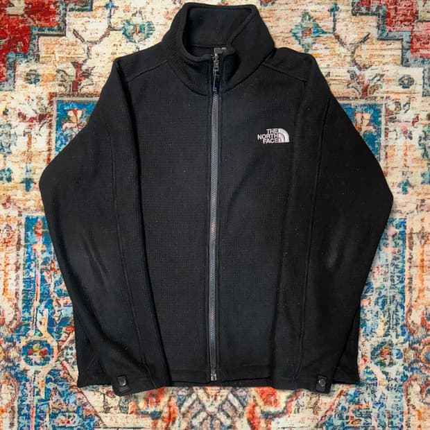 [M] 노스페이스 사각패턴 플리스 집업 자켓