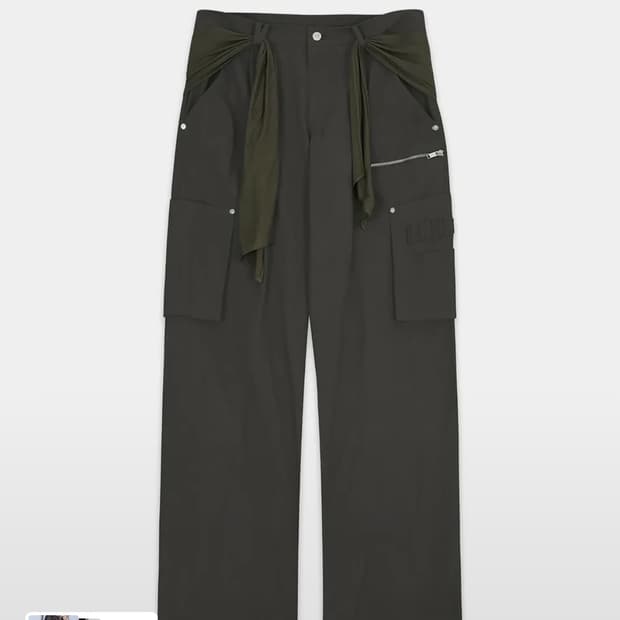 나체 MIXED LAYERED TIE JOGGER PANTS 조거팬츠