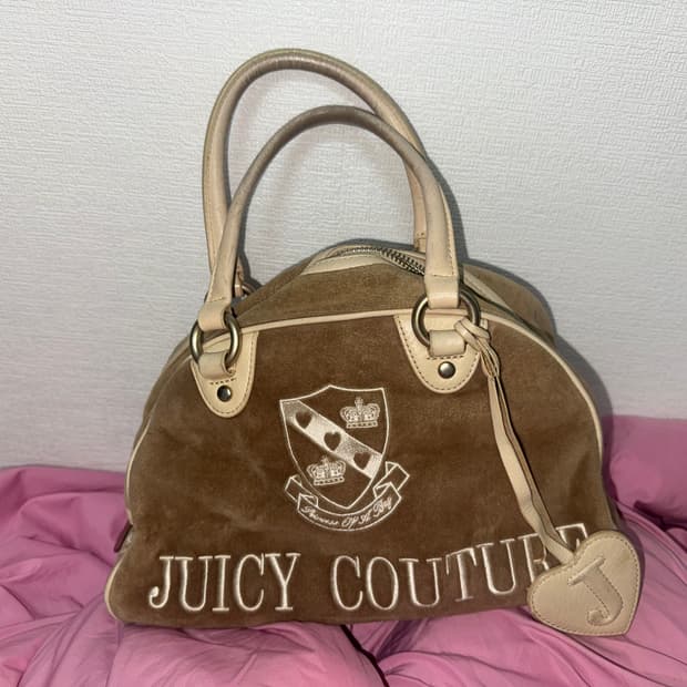 쥬시꾸뛰르 가방 브라운 갸루