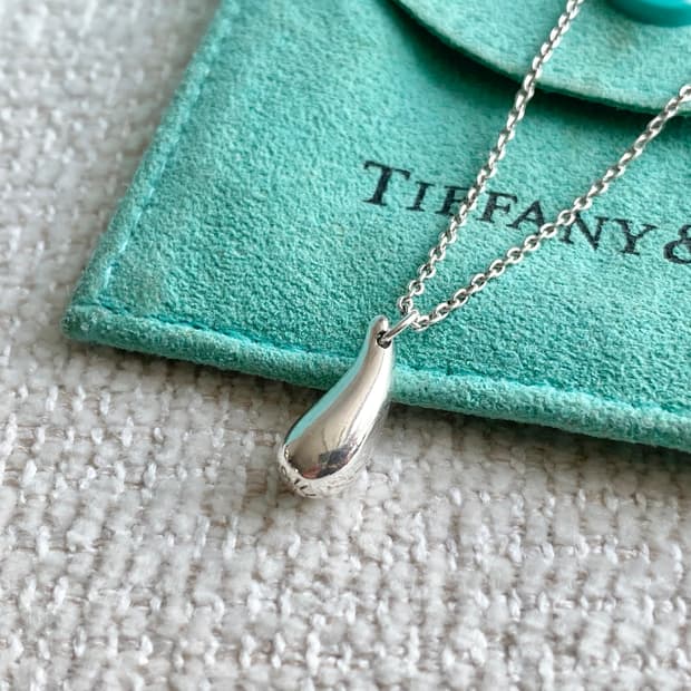 티파니 티어드롭 실버 925 목걸이(남녀공용)