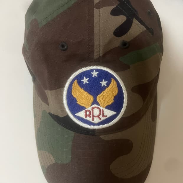 RRL 카모 윙로고 모자