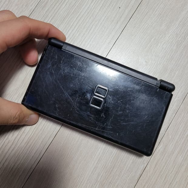 검정색 닌텐도 DS lite 게임기 부품용