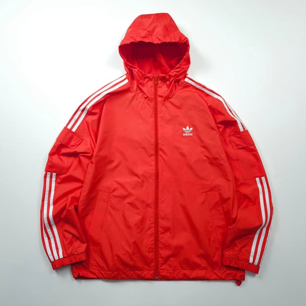 아디다스 트레포일 나일론 스트링 후드 바람막이 (L)
