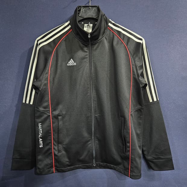 아디다스 자수 삼선 블랙 남성 100 셋업 