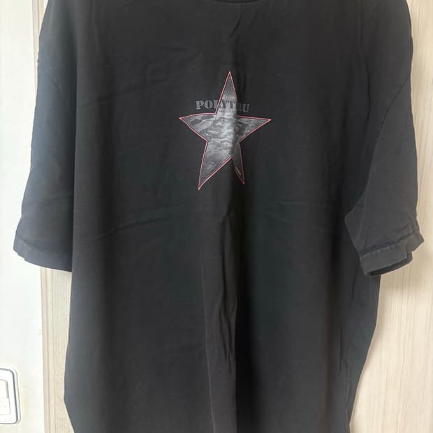폴리테루 멤버쉽티 반팔 워시드블랙 4