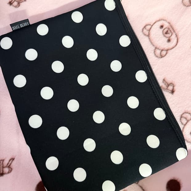 고전)물방울 핸드 파우치