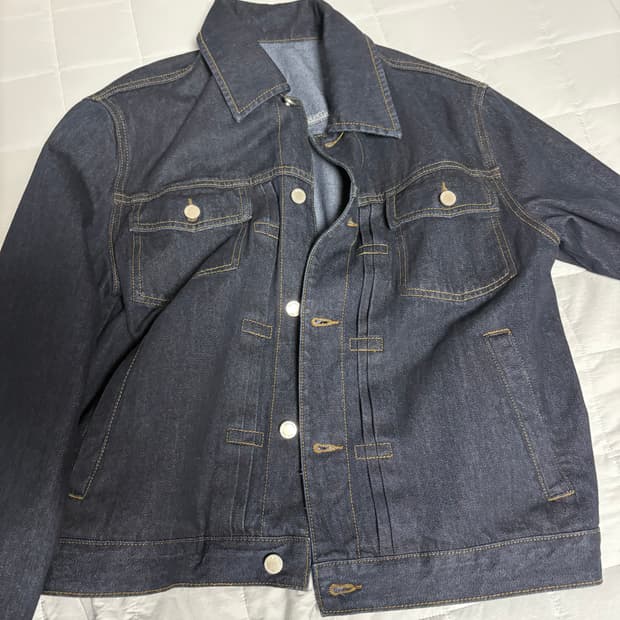 드로우핏 생지 청자켓