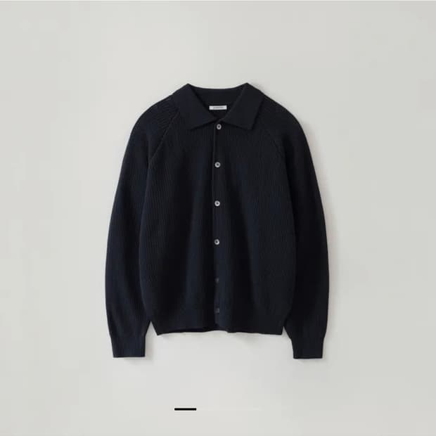 블랭크룸 RAGLAN COLLAR 가디건 네이비 사이즈2