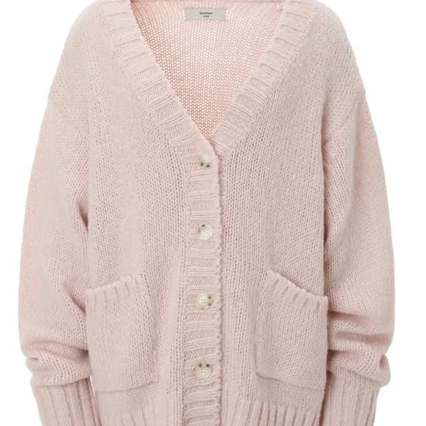 쓰리타임즈 loose peanut cardigan