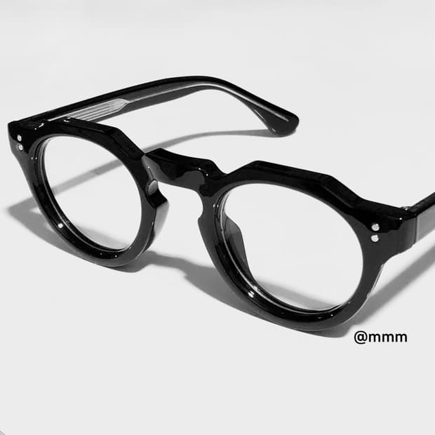 (Unisex)클래식 뿔테 안경