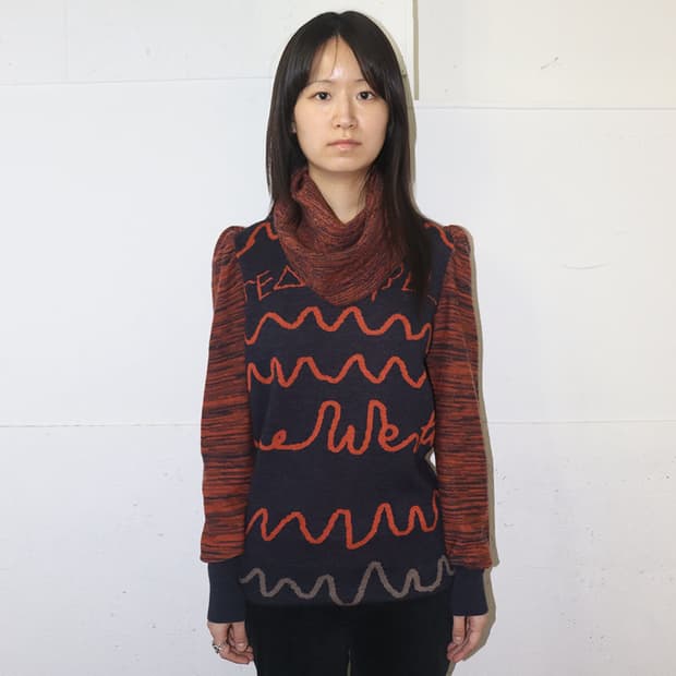 비비안 웨스트우드 레드 라벨 11AW 웨이트 터틀넥 니트