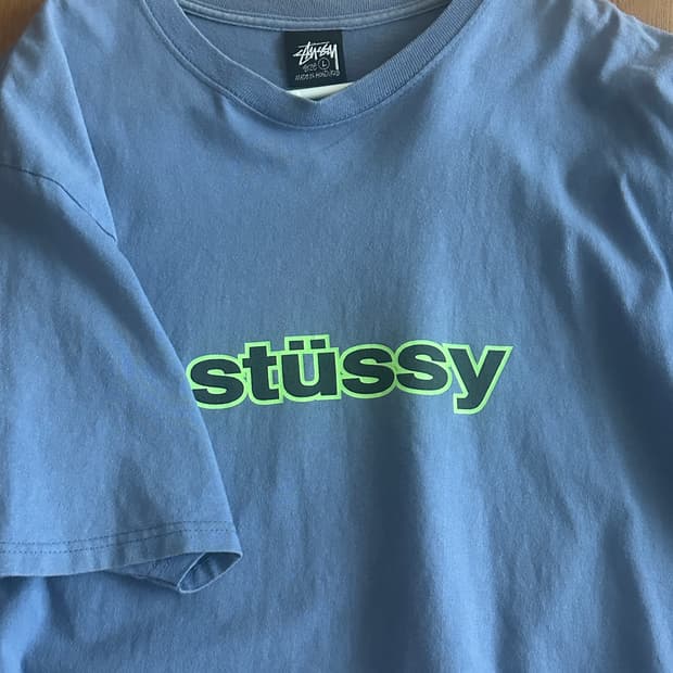 스투시 반팔티 L