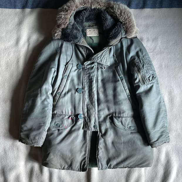 70s USAF N3b ERDL snorkel parka