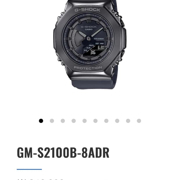 지샥 g-shock GM-S2100B-8ADR